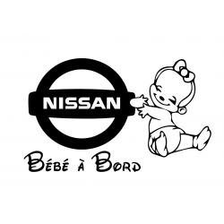 Bébé à bord Nissan Fille