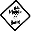 Sticker Baby muggle on board