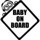 Sticker Bébé à Bord Personnalisable
