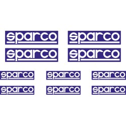 Kit 10 stickers SPARCO