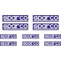 Kit 10 stickers SPARCO