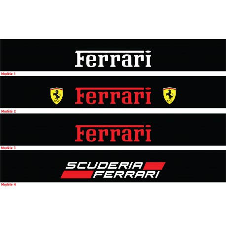 Bandeau pare soleil Ferrari