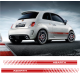  KIT STICKERS BANDES FIAT 500 ABARTH